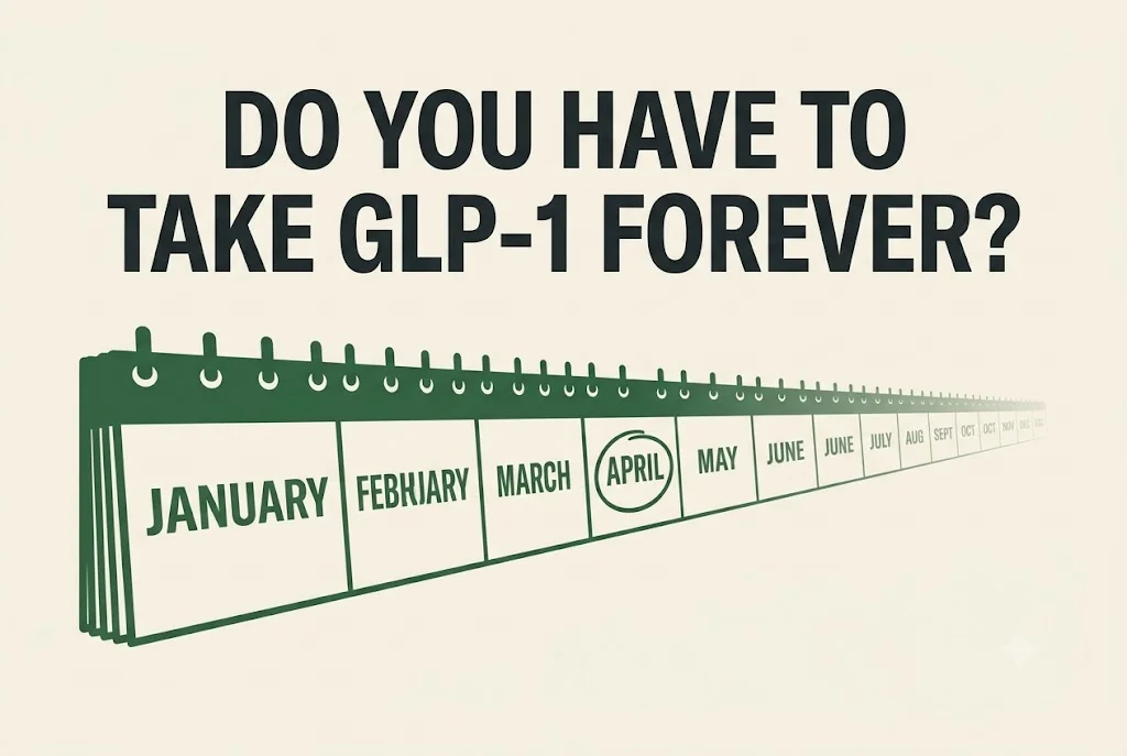 Concept image for long-term GLP-1 use and what studies show about stopping