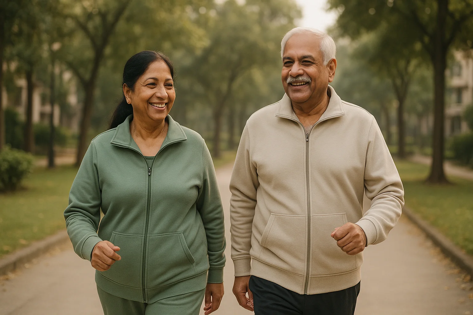 Older Indian adult staying active, illustrating GLP-1 weight-loss treatment after age 60