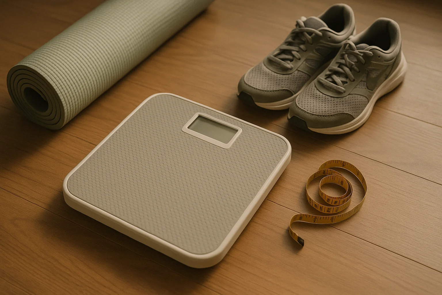 Weighing scale representing realistic weight-loss progress over three months on semaglutide